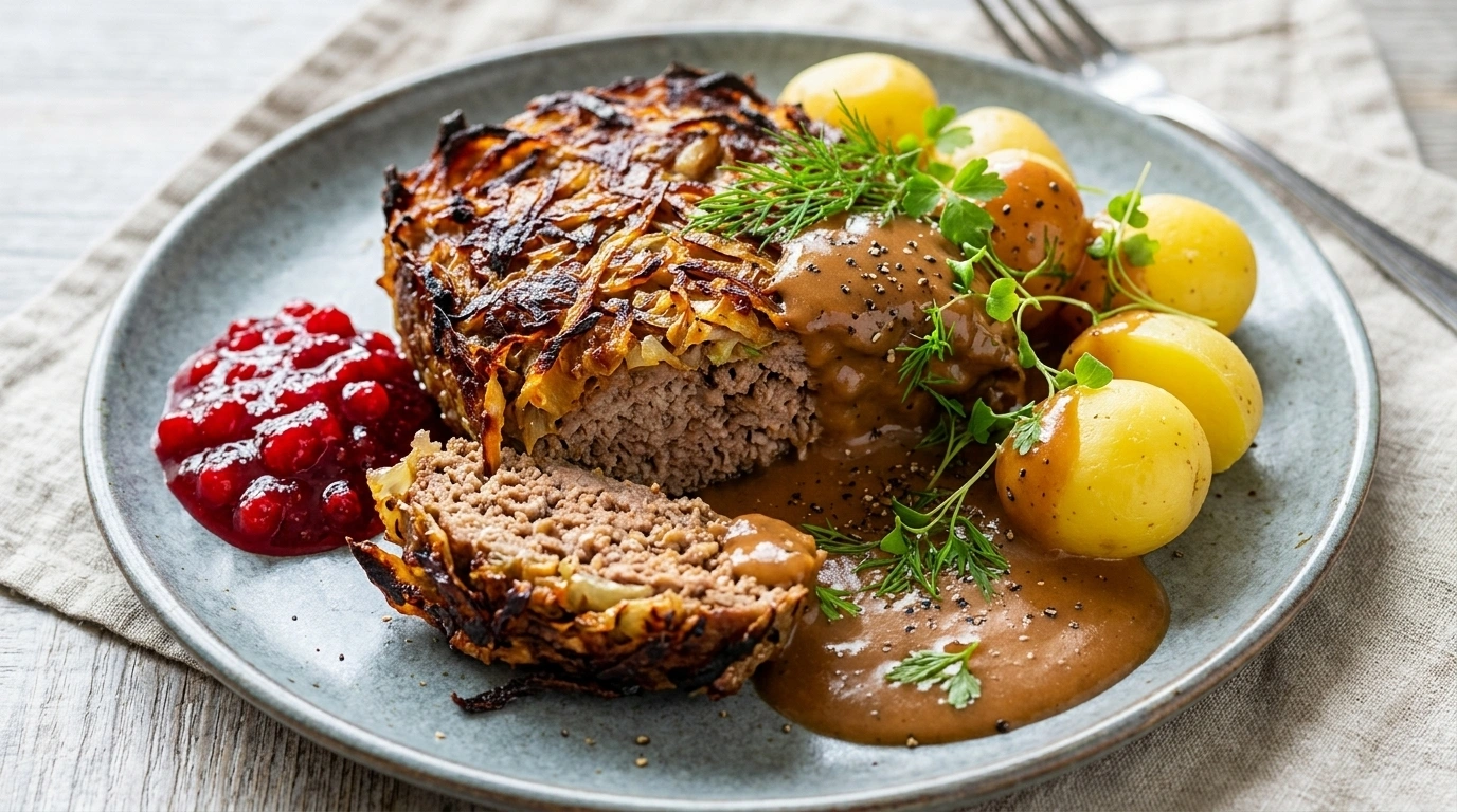 Snabb Kålpudding med äppelmos – Nostalgisk budgetfavorit på 30 minuter - traditionellt Svensk Middag recept, perfekt till vardagsmiddag
